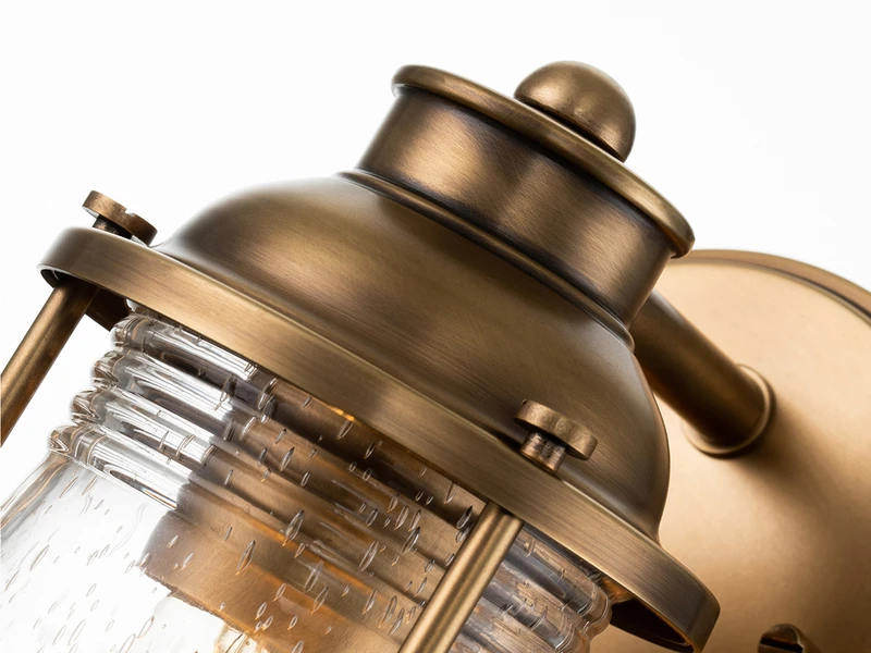 MeineWunschleuchte LED Wandlaterne In Messing Für Badezimmer & Wohnraum, Höhe 21cm 13 MeineWunschleuchte LED Wandlaterne In Messing Für Badezimmer & Wohnraum, Höhe 21cm – Bild 11