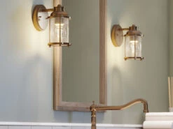 MeineWunschleuchte LED Wandlaterne In Messing Für Badezimmer & Wohnraum, Höhe 21cm 18 MeineWunschleuchte LED Wandlaterne In Messing Für Badezimmer & Wohnraum, Höhe 21cm -Bestes Beleuchtungs Geschäft led wandlaterne in messing fuer badezimmer wohnrau 3