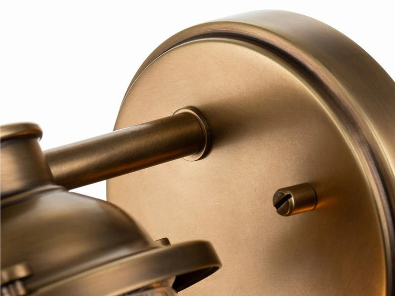 MeineWunschleuchte LED Wandlaterne In Messing Für Badezimmer & Wohnraum, Höhe 21cm 12 MeineWunschleuchte LED Wandlaterne In Messing Für Badezimmer & Wohnraum, Höhe 21cm – Bild 10