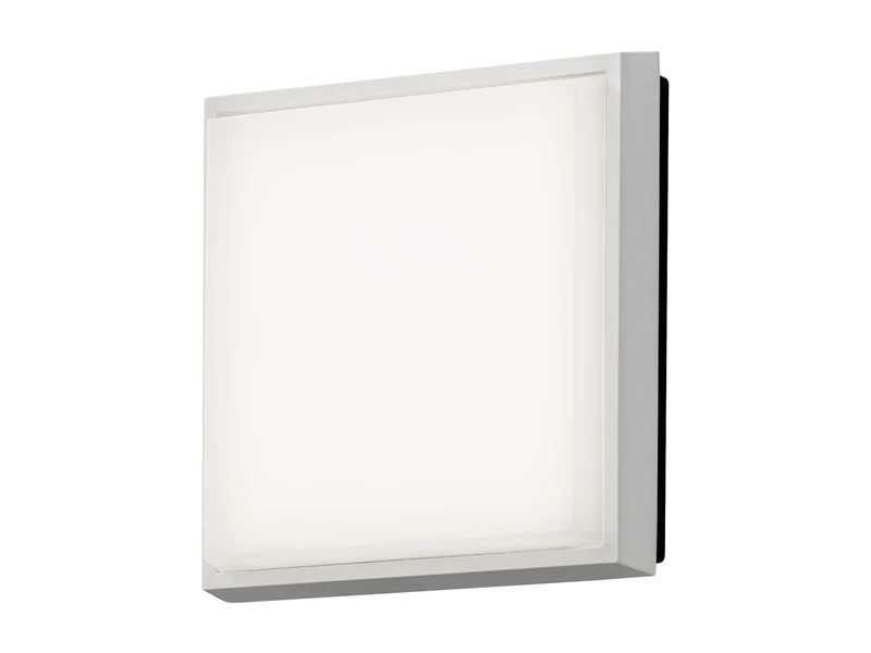 Konstsmide LED Wandleuchte / Deckenleuchte CESENA Eckig, Alu Weiß, 10 Watt, 900 Lumen 4 Konstsmide LED Wandleuchte / Deckenleuchte CESENA Eckig, Alu Weiß, 10 Watt, 900 Lumen – Bild 2