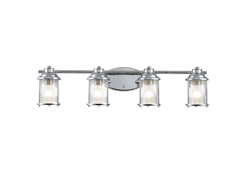 MeineWunschleuchte LED Wandleuchte In Chrom Für Badezimmer & Wohnraum, Breite 86cm 4 MeineWunschleuchte LED Wandleuchte In Chrom Für Badezimmer & Wohnraum, Breite 86cm – Bild 2