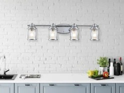 MeineWunschleuchte LED Wandleuchte In Chrom Für Badezimmer & Wohnraum, Breite 86cm 13 MeineWunschleuchte LED Wandleuchte In Chrom Für Badezimmer & Wohnraum, Breite 86cm -Bestes Beleuchtungs Geschäft led wandleuchte in chrom fuer badezimmer wohnraum 1 3