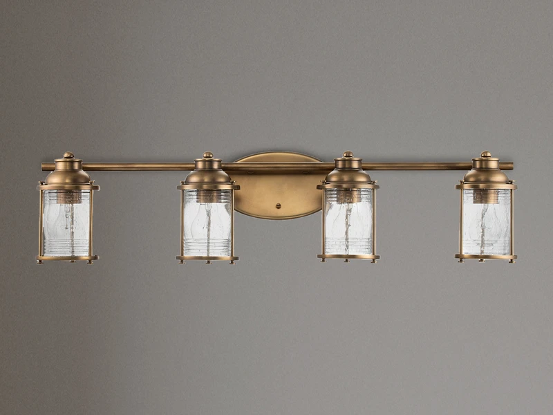 MeineWunschleuchte LED Wandleuchte In Messing Für Badezimmer & Wohnraum, Breite 86cm 5 MeineWunschleuchte LED Wandleuchte In Messing Für Badezimmer & Wohnraum, Breite 86cm – Bild 3