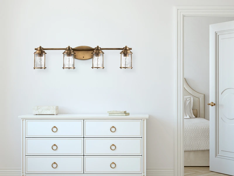 MeineWunschleuchte LED Wandleuchte In Messing Für Badezimmer & Wohnraum, Breite 86cm 8 MeineWunschleuchte LED Wandleuchte In Messing Für Badezimmer & Wohnraum, Breite 86cm – Bild 6