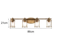 MeineWunschleuchte LED Wandleuchte In Messing Für Badezimmer & Wohnraum, Breite 86cm 21 MeineWunschleuchte LED Wandleuchte In Messing Für Badezimmer & Wohnraum, Breite 86cm -Bestes Beleuchtungs Geschäft led wandleuchte in messing fuer badezimmer wohnrau 20