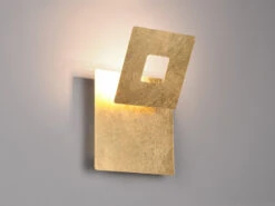 Trio Leuchten LED Wandleuchte LEANO Mit Indirekter Beleuchtung, Gold Höhe 18cm -Bestes Beleuchtungs Geschäft led wandleuchte leano mit indirekter beleuchtung g 2