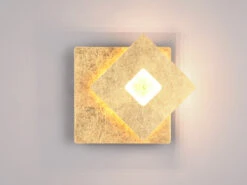 Trio Leuchten LED Wandleuchte LEANO Mit Indirekter Beleuchtung, Gold Höhe 18cm -Bestes Beleuchtungs Geschäft led wandleuchte leano mit indirekter beleuchtung g 5