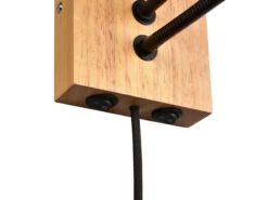 MeineWunschleuchte LED Wandleuchte Mit Leselampe & Eckigem Stoffschirm In Beige, Höhe 30cm -Bestes Beleuchtungs Geschäft led wandleuchte mit leselampe eckigem stoffschirm 1 9