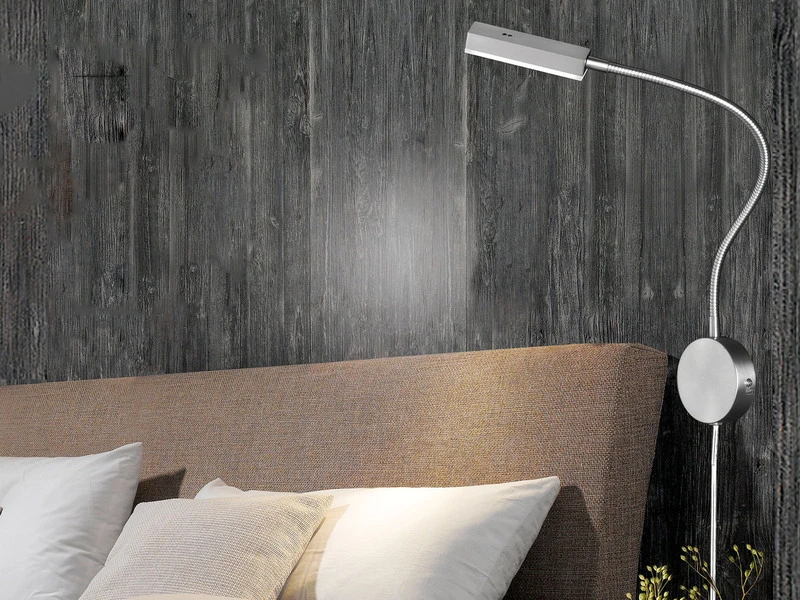 Fischer & Honsel LED Wandleuchte RAIK Dimmbar, Schwanenhals Leseleuchte Wandmontage 3 Fischer & Honsel LED Wandleuchte RAIK Dimmbar, Schwanenhals Leseleuchte Wandmontage