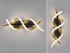 Trio Leuchten LED Wandleuchte SEQUENCE Dimmbar Lichtfarbe Einstellbar Messing 47cm -Bestes Beleuchtungs Geschäft led wandleuchte sequence dimmbar lichtfarbe einste 5