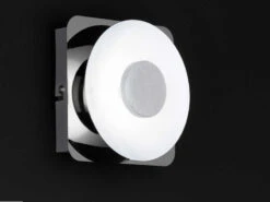 Wofi LED Wandleuchte SPACE Silber Chrom Mit Glas, Höhe 14cm 10 Wofi LED Wandleuchte SPACE Silber Chrom Mit Glas, Höhe 14cm -Bestes Beleuchtungs Geschäft led wandleuchte space silber chrom mit glas hoehe 1 2