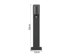 MeineWunschleuchte LED Wegeleuchte Mit Bewegungsmelder Höhe 50cm, Anthrazit -Bestes Beleuchtungs Geschäft led wegeleuchte mit bewegungsmelder hoehe 50cm ant 2