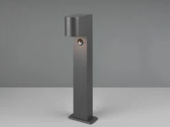 MeineWunschleuchte LED Wegeleuchte Mit Bewegungsmelder Höhe 50cm, Anthrazit