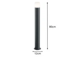 MeineWunschleuchte LED Wegeleuchte Pollerleuchte In Anthrazit Höhe 80cm IP44 - Außenleuchten -Bestes Beleuchtungs Geschäft led wegeleuchte pollerleuchte in anthrazit hoehe 8 3