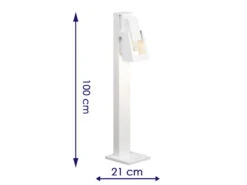 Konstsmide LED Wegeleuchte POTENZA, Alu Weiß, 350 Lumen, Austauschbares LED Modul -Bestes Beleuchtungs Geschäft led wegeleuchte potenza alu weiss 350 lumen austau 2