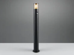 MeineWunschleuchte LED Wegeleuchte Schwarz Rauchgrau Mit Bewegungsmelder, Höhe 80cm -Bestes Beleuchtungs Geschäft led wegeleuchte schwarz rauchgrau mit bewegungsmel 2