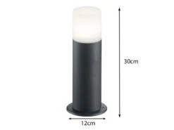 MeineWunschleuchte LED Wegeleuchte Sockelleuchte In Anthrazit Höhe 30cm IP44 - Außenleuchten -Bestes Beleuchtungs Geschäft led wegeleuchte sockelleuchte in anthrazit hoehe 3 3