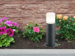 MeineWunschleuchte LED Wegeleuchte Sockelleuchte In Anthrazit Höhe 30cm IP44 - Außenleuchten -Bestes Beleuchtungs Geschäft led wegeleuchte sockelleuchte in anthrazit hoehe 3 4