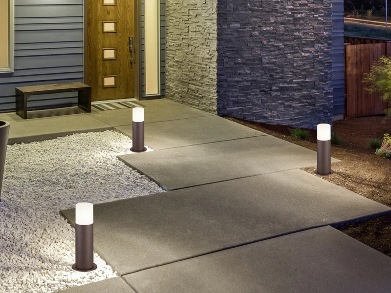 MeineWunschleuchte LED Wegeleuchte Sockelleuchte In Rostoptik Höhe 30cm IP44 - Außenleuchten 8 MeineWunschleuchte LED Wegeleuchte Sockelleuchte In Rostoptik Höhe 30cm IP44 - Außenleuchten – Bild 6