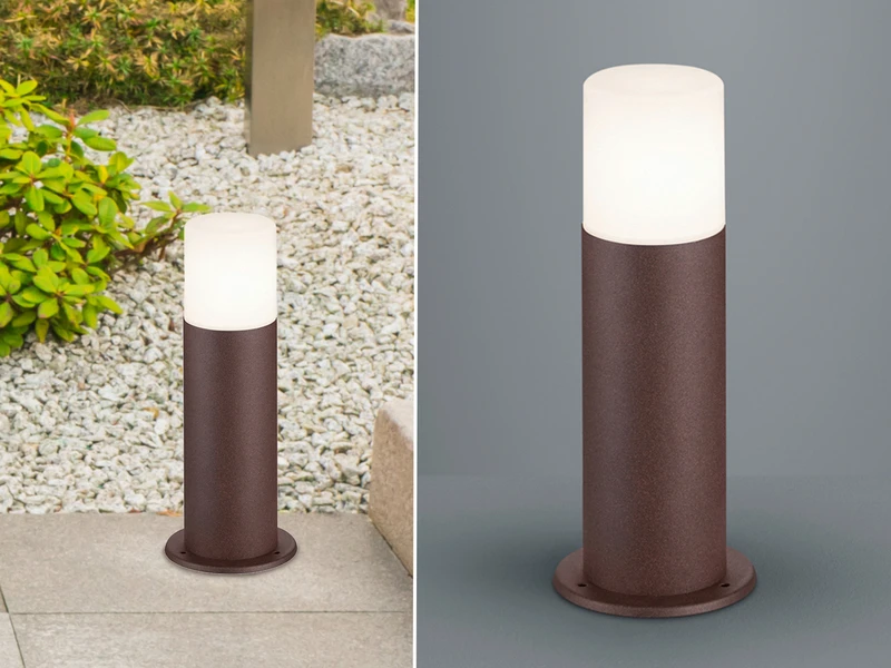 MeineWunschleuchte LED Wegeleuchte Sockelleuchte In Rostoptik Höhe 30cm IP44 - Außenleuchten 3 MeineWunschleuchte LED Wegeleuchte Sockelleuchte In Rostoptik Höhe 30cm IP44 - Außenleuchten