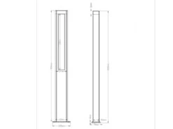 Trio Leuchten LED Wegeleuchten 2er SET Aus Aluminium Anthrazit & Weißem Acrylglas, IP54 -Bestes Beleuchtungs Geschäft led wegeleuchten 2er set aus aluminium anthrazit w 6