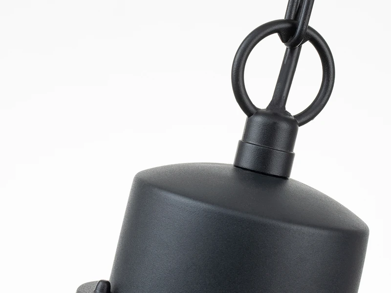 MeineWunschleuchte LED Wetterfeste Außen Hängeleuchte Aus Edelstahl, Schwarz Ø22cm 7 MeineWunschleuchte LED Wetterfeste Außen Hängeleuchte Aus Edelstahl, Schwarz Ø22cm – Bild 5