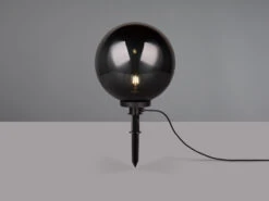Reality Leuchten Leuchtkugel BOLO Für Den Garten Mit Strom Rauchfarbig, 5m Kabel, Ø 40 Cm -Bestes Beleuchtungs Geschäft leuchtkugel bolo fuer den garten mit strom rauchfa 2