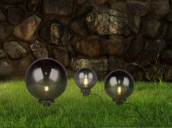 Reality Leuchten Leuchtkugel BOLO Für Den Garten Mit Strom Rauchfarbig, 5m Kabel, Ø 20 Cm -Bestes Beleuchtungs Geschäft leuchtkugel bolo fuer den garten mit strom rauchfa 21