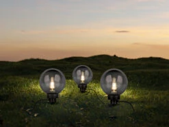 Reality Leuchten Leuchtkugel BOLO Für Den Garten Mit Strom Rauchfarbig, 5m Kabel, Ø 20 Cm -Bestes Beleuchtungs Geschäft leuchtkugel bolo fuer den garten mit strom rauchfa 22