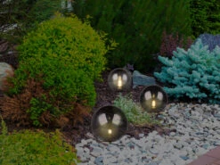 Reality Leuchten Leuchtkugel BOLO Für Den Garten Mit Strom Rauchfarbig, 5m Kabel, Ø 40 Cm -Bestes Beleuchtungs Geschäft leuchtkugel bolo fuer den garten mit strom rauchfa 4