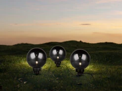 Reality Leuchten Leuchtkugel BOLO Für Den Garten Mit Strom Rauchfarbig, 5m Kabel, Ø 40 Cm -Bestes Beleuchtungs Geschäft leuchtkugel bolo fuer den garten mit strom rauchfa 5