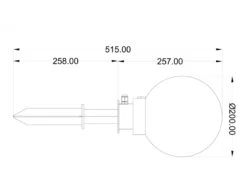 Reality Leuchten Leuchtkugel BOLO Für Den Garten Mit Strom Weiß, 5m Kabel, Ø 20 Cm 12 Reality Leuchten Leuchtkugel BOLO Für Den Garten Mit Strom Weiß, 5m Kabel, Ø 20 Cm -Bestes Beleuchtungs Geschäft leuchtkugel bolo fuer den garten mit strom weiss 5 4