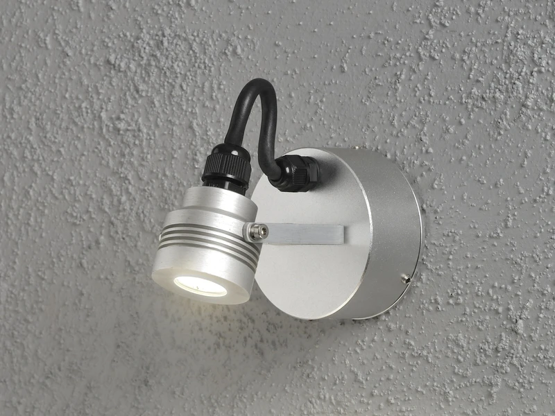Konstsmide Massiver Aluminium Wandspot MONZA, Schwenkbar, 160 Lumen, IP54 3 Konstsmide Massiver Aluminium Wandspot MONZA, Schwenkbar, 160 Lumen, IP54