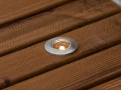 Konstsmide Mini Bodeneinbauspots Edelstahl/Glas Basisset 6er SET Mit Trafo Ø3,5cm IP44, G4 -Bestes Beleuchtungs Geschäft mini bodeneinbauspots edelstahl glas basisset 6er 1 2