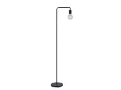 MeineWunschleuchte Minimalistische LED Stehleuchte, Metall Schwarz Matt, Höhe 149cm -Bestes Beleuchtungs Geschäft minimalistische led stehleuchte metall schwarz mat 1