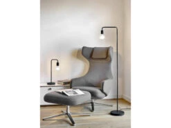 MeineWunschleuchte Minimalistische LED Stehleuchte, Metall Schwarz Matt, Höhe 149cm -Bestes Beleuchtungs Geschäft minimalistische led stehleuchte metall schwarz mat 4