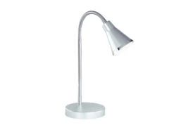 Reality Leuchten Moderne Flexible LED Schreibtischleuchten 2er SET 1 Flammig Kunststoff In Silber -Bestes Beleuchtungs Geschäft moderne flexible led schreibtischleuchten 2er set 1 4