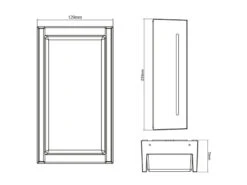 Trio Leuchten Moderne LED Außenwandleuchte INDUS Aus Aluminium In Anthrazit, IP54 -Bestes Beleuchtungs Geschäft moderne led aussenwandleuchte indus aus aluminium 1 5