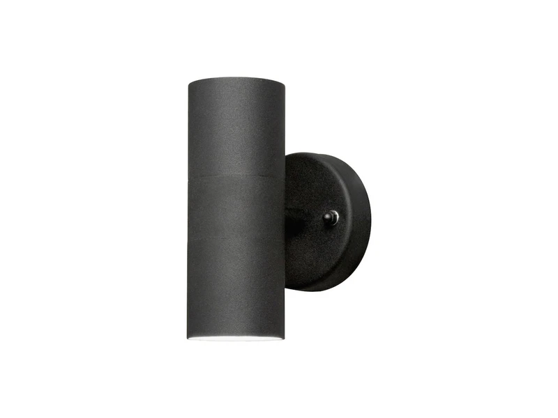 Konstsmide Moderne Up-Down Außenwandleuchte MODENA, Höhe 17cm, Schwarz 4 Konstsmide Moderne Up-Down Außenwandleuchte MODENA, Höhe 17cm, Schwarz – Bild 2