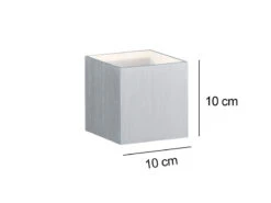 Trio Leuchten Moderne Up & Down LED Wandleuchte LOUIS Alu Gebürstet, 10x10x10cm -Bestes Beleuchtungs Geschäft moderne up down led wandleuchte louis alu gebuerst 2