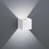 Trio Leuchten Moderne Up & Down LED Wandleuchte LOUIS Weiß Matt, 10x10x10cm -Bestes Beleuchtungs Geschäft moderne up down led wandleuchte louis weiss matt 1
