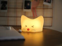 Niermann Nachtlicht CATTY CAT, Per USB Aufladbar, Dimmbar, 7 Lichtfarben, Mit Soundeffekt -Bestes Beleuchtungs Geschäft nachtlicht catty cat per usb aufladbar dimmbar 7 l 2