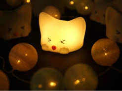Niermann Nachtlicht CATTY CAT, Per USB Aufladbar, Dimmbar, 7 Lichtfarben, Mit Soundeffekt -Bestes Beleuchtungs Geschäft nachtlicht catty cat per usb aufladbar dimmbar 7 l 3