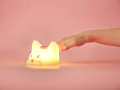 Niermann Nachtlicht CATTY CAT, Per USB Aufladbar, Dimmbar, 7 Lichtfarben, Mit Soundeffekt -Bestes Beleuchtungs Geschäft nachtlicht catty cat per usb aufladbar dimmbar 7 l 4