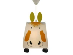 Niermann Originelle LED Kinderzimmerlampe Tierisch Leuchtende Pendelleuchte PFERD -Bestes Beleuchtungs Geschäft originelle led kinderzimmerlampe tierisch leuchten 1