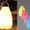 FHL Easy Outdoor Akku Tischlampe RUBY Ohne Kabel Mit RGB Farbwechsel 26cm