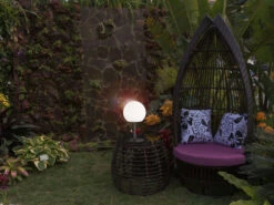 FHL Easy Outdoor Akku Tischlampe TRIVENTO Ohne Kabel - Dimmbar & RGB, H: 18cm -Bestes Beleuchtungs Geschäft outdoor akku tischlampe trivento ohne kabel dimmba 8