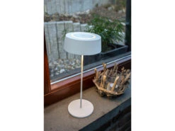 Lutec Outdoor LED Akku Tischleuchte COCKTAIL Weiß, Dimmbar Höhe 29,5cm -Bestes Beleuchtungs Geschäft outdoor led akku tischleuchte cocktail weiss dimmb 5