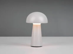 Reality Leuchten Outdoor LED Akku Tischleuchte LENNON Mit Touch Dimmer, Grau Höhe 21cm -Bestes Beleuchtungs Geschäft outdoor led akku tischleuchte lennon mit touch dim 2