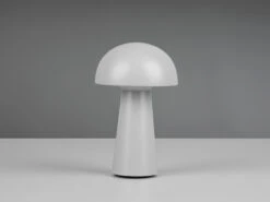 Reality Leuchten Outdoor LED Akku Tischleuchte LENNON Mit Touch Dimmer, Grau Höhe 21cm -Bestes Beleuchtungs Geschäft outdoor led akku tischleuchte lennon mit touch dim 3